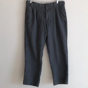 Men’s LL Bean wool pants, gray, 36W 28L